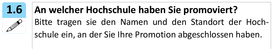 An welcher Hochschule haben Sie promoviert?