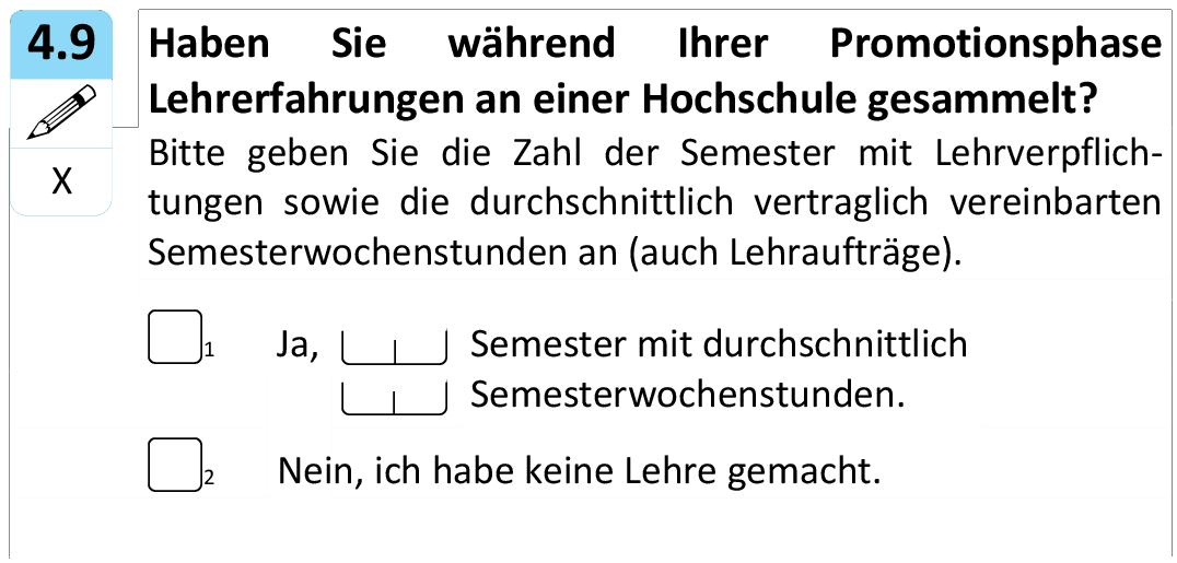 Haben Sie während Ihrer Promotionsphase
Lehrerfahrungen an einer Hochschule gesammelt?
