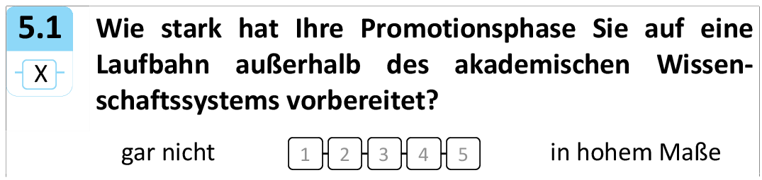 Wie stark hat Ihre Promotionsphase Sie auf eine Laufbahn außerhalb des akademischen Wissenschaftssystems vorbereitet?