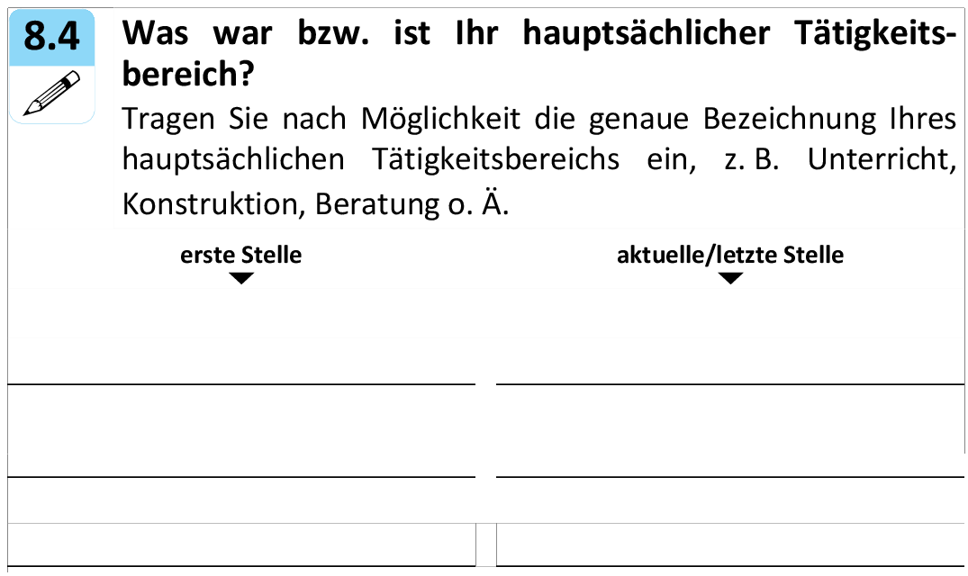 Was war bzw. ist Ihr hauptsächlicher Tätigkeitsbereich?