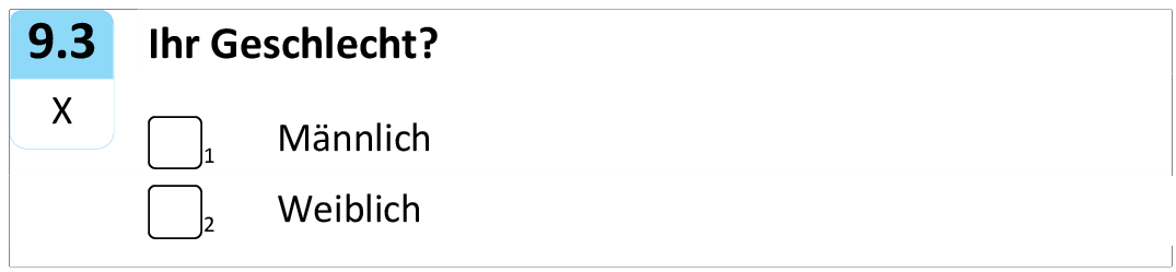 Ihr Geschlecht?