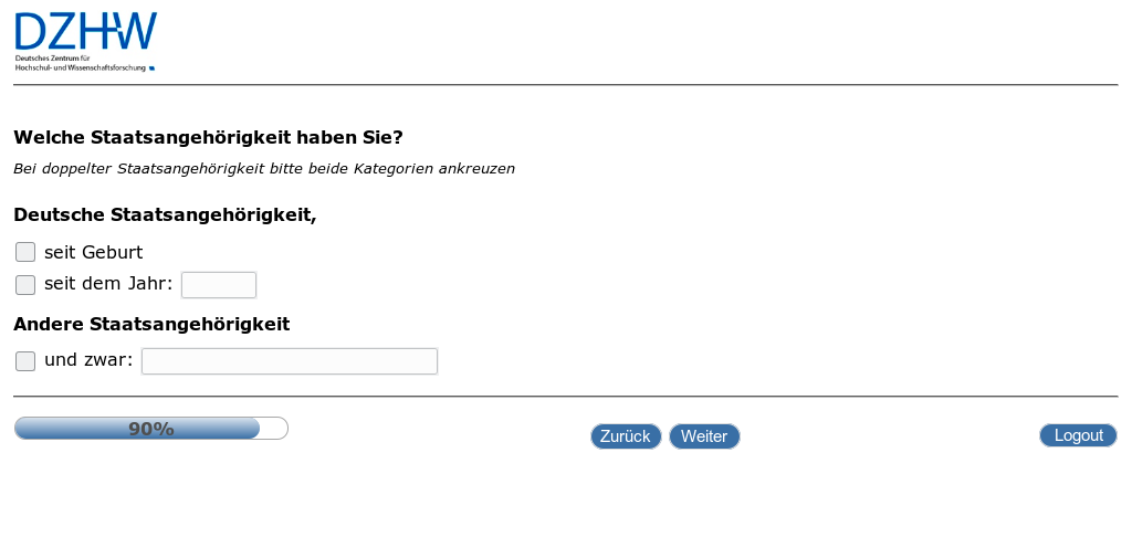 Welche Staatsangehörigkeit haben Sie?