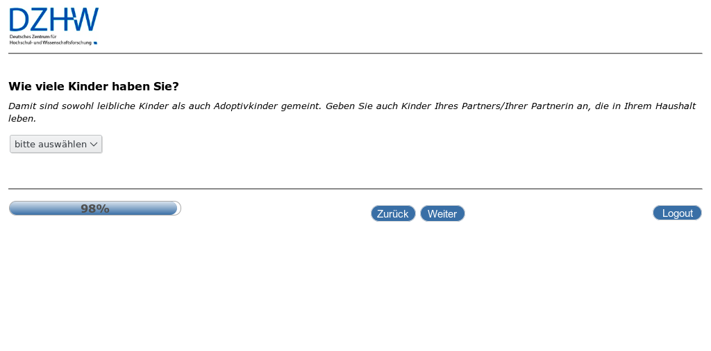 Wie viele Kinder haben Sie?