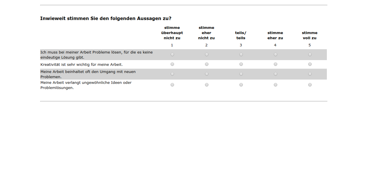 Inwieweit stimmen Sie den folgenden Aussagen zu?