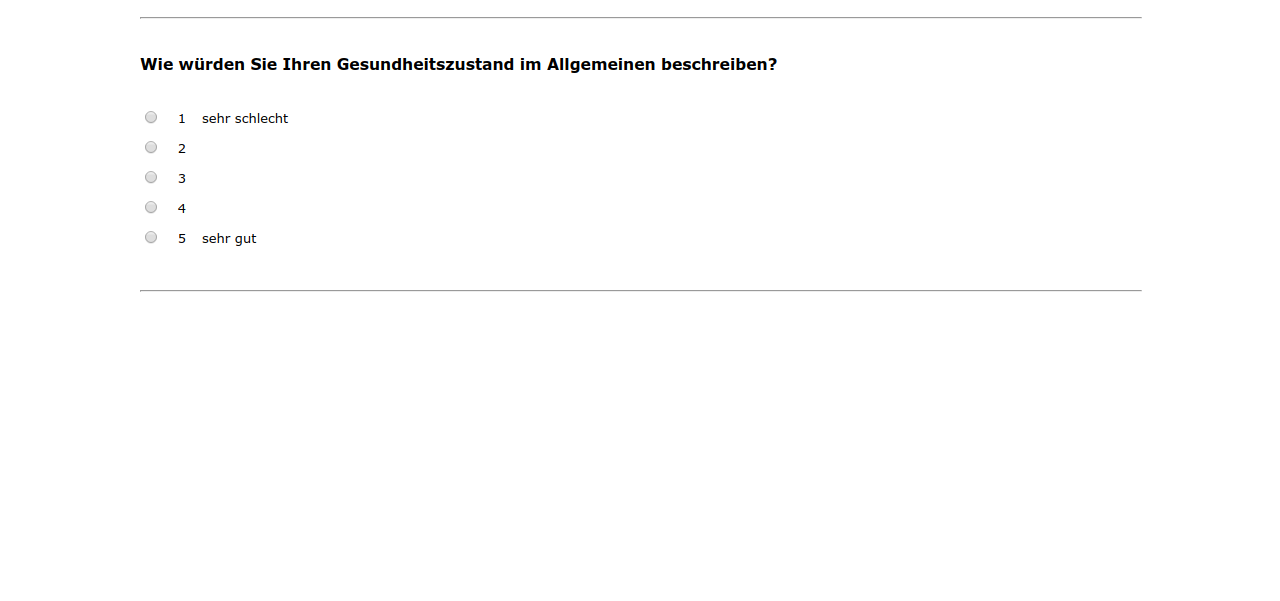 Wie würden Sie Ihren Gesundheitszustand im Allgemeinen beschreiben?