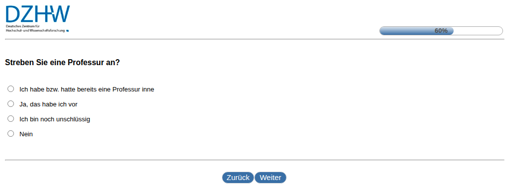 Streben Sie eine Professur an?