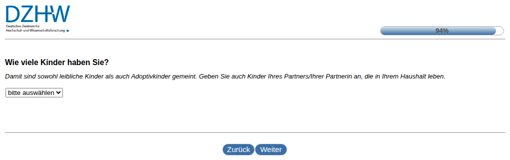 Wie viele Kinder haben Sie?