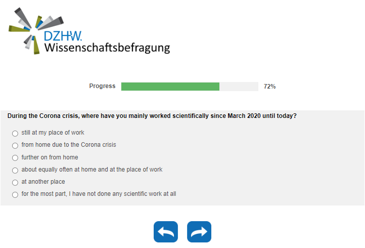 During the Corona crisis, where have you mainly worked scientifically since March 2020 until today?