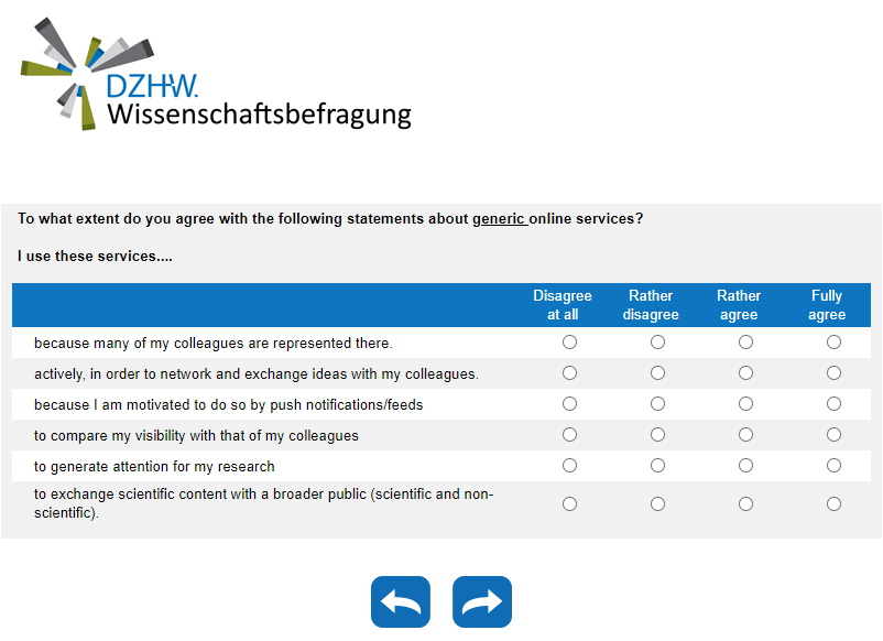 To what extent do you agree with the following statements about generic online services? I use these services....