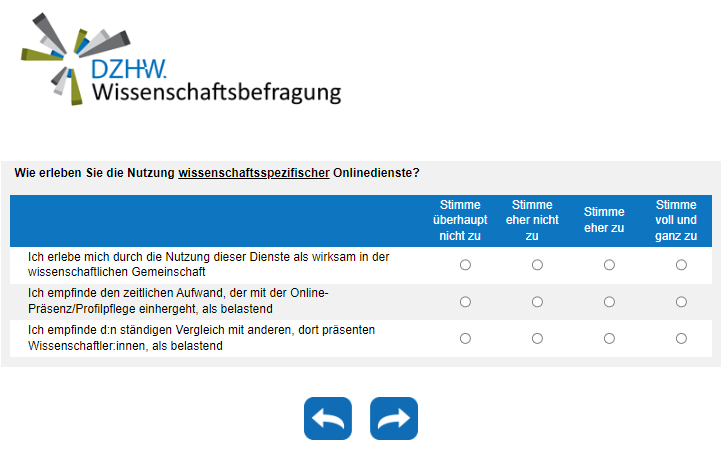 Wie erleben Sie die Nutzung wissenschaftsspezifischer Onlinedienste?
