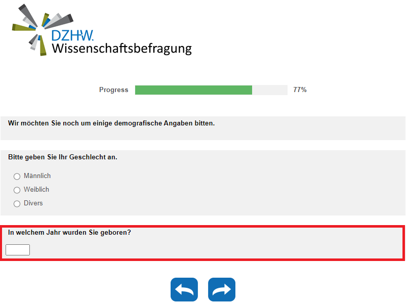 In welchem Jahr wurden Sie geboren?