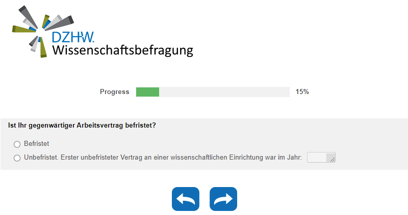Ist Ihr gegenwärtiger Arbeitsvertrag befristet?