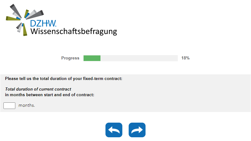 Please tell us the total duration of your fixed-term contract: