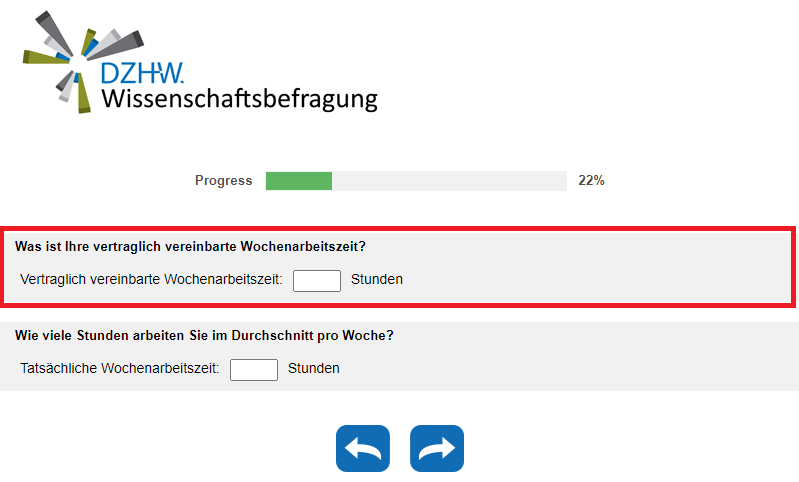 Was ist Ihre vertraglich vereinbarte Wochenarbeitszeit?