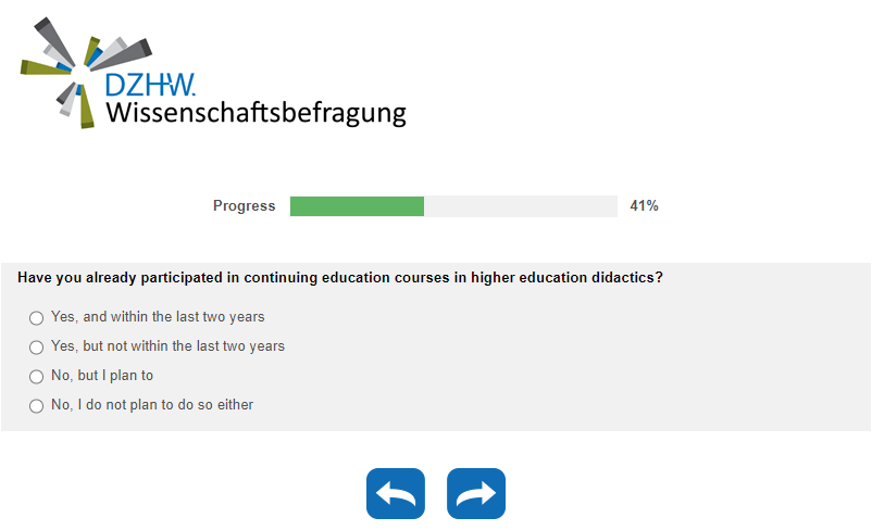 Have you already participated in continuing education courses in higher education didactics?