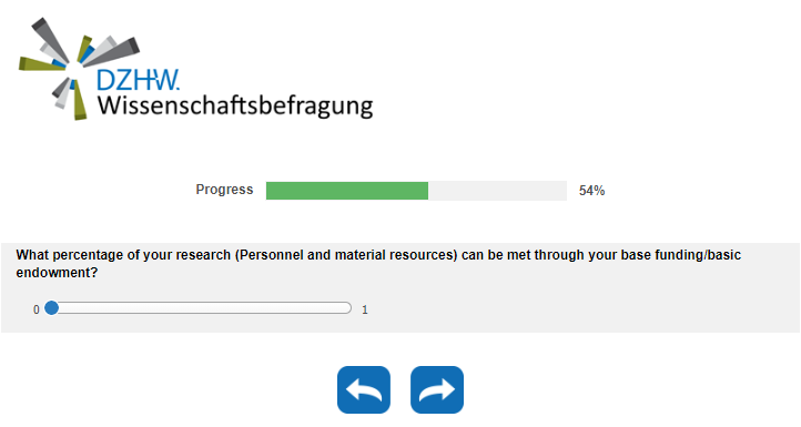 What percentage of your research (Personnel and material resources) can be met through your base funding/basic endowment?