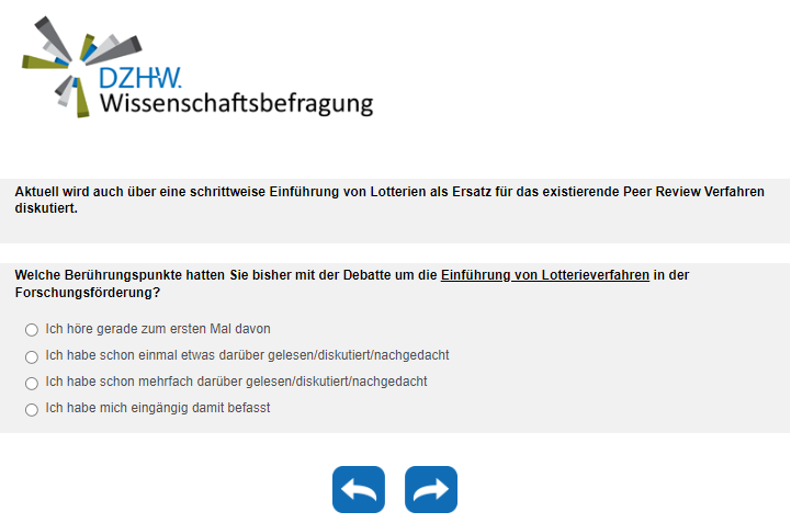 Welche Berührungspunkte hatten Sie bisher mit der Debatte um die Einführung von Lotterieverfahren in der Forschungsförderung?