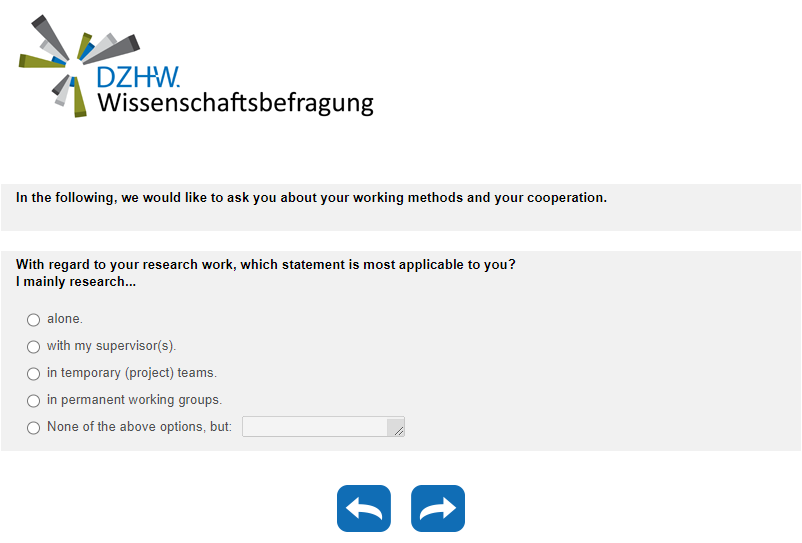 With regard to your research work, which statement is most applicable to you? I mainly research...