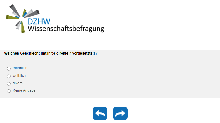 Welches Geschlecht hat Ihr:e direkte:r Vorgesetzte:r?