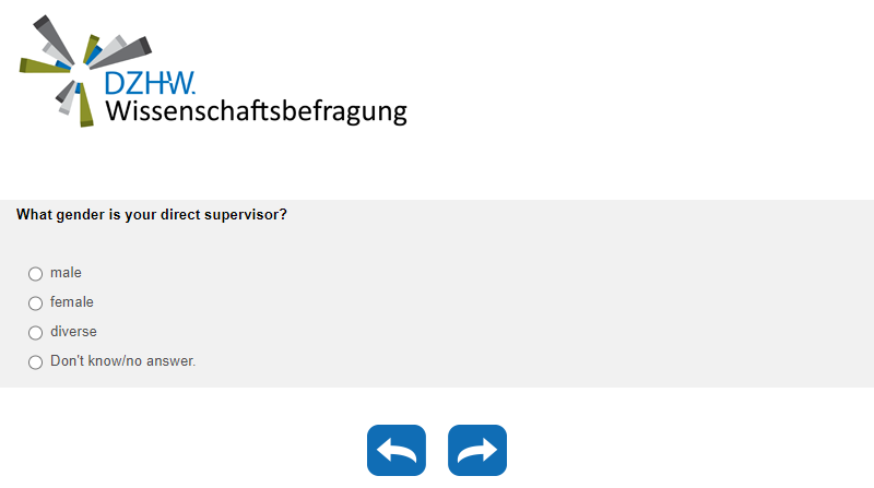 What gender is your direct supervisor?