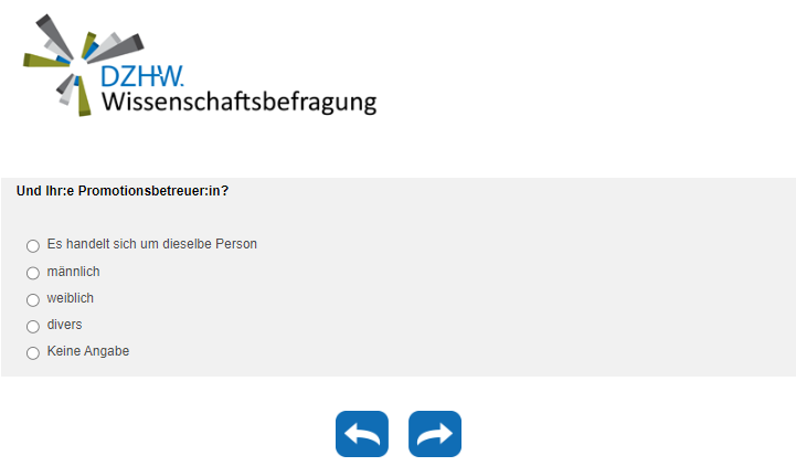 Und Ihr:e Promotionsbetreuer:in?