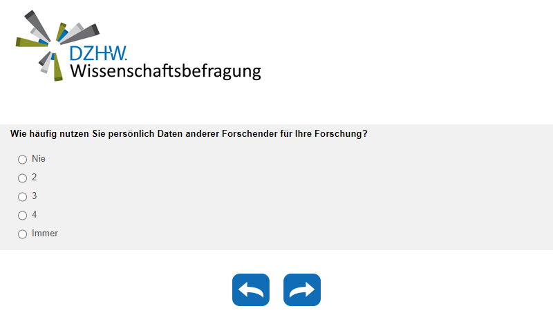Wie häufig nutzen Sie persönlich Daten anderer Forschender für Ihre Forschung?