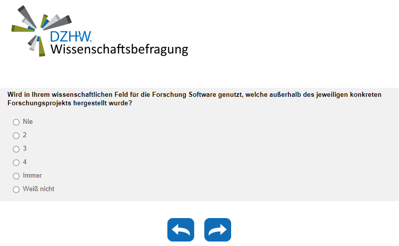 Wird in Ihrem wissenschaftlichen Feld für die Forschung Software genutzt, welche außerhalb des jeweiligen konkreten Forschungsprojekts hergestellt wurde?