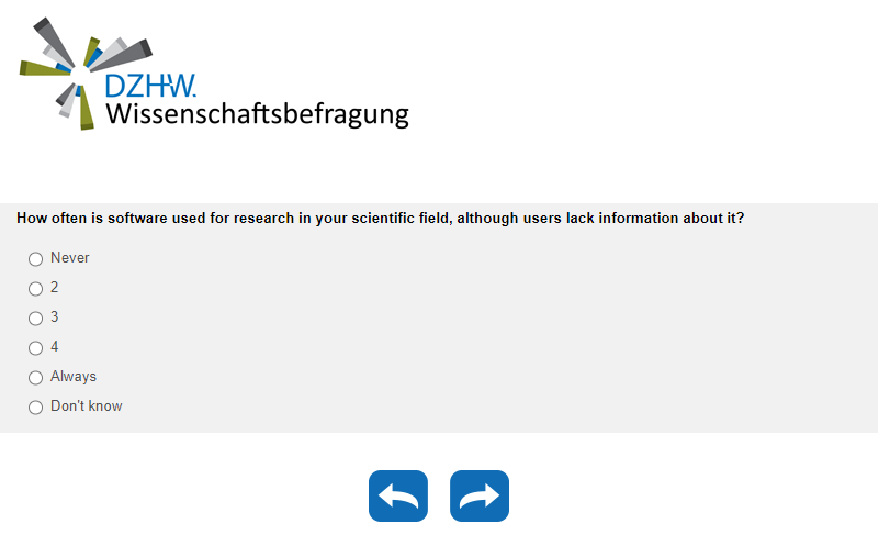 How often is software used for research in your scientific field, although users lack information about it?