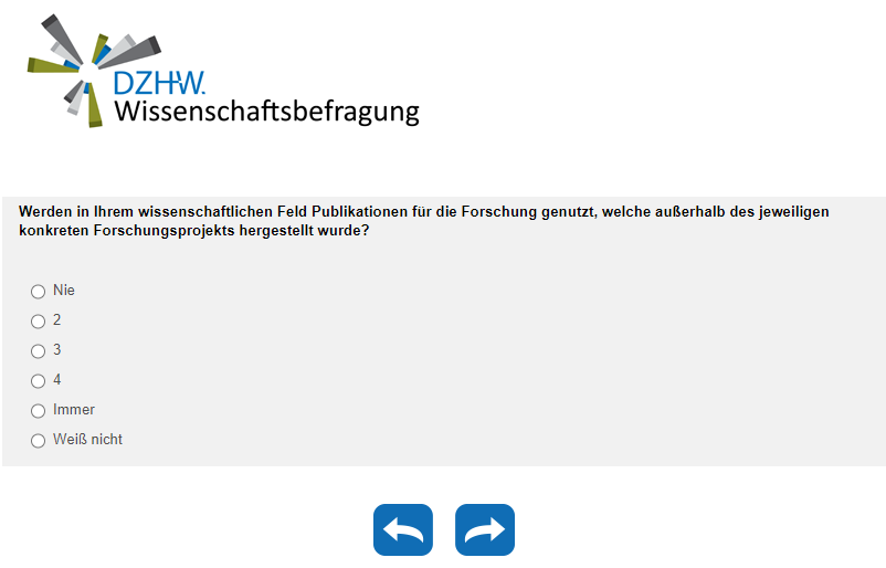 Werden in Ihrem wissenschaftlichen Feld Publikationen für die Forschung genutzt, welche außerhalb des jeweiligen konkreten Forschungsprojekts hergestellt wurde?