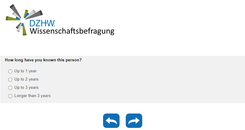 How long have you known this person?