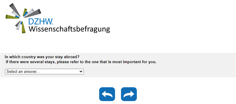 In which country was your stay abroad?