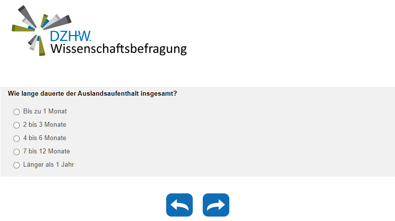 Wie lange dauerte der Auslandsaufenthalt insgesamt?
